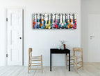 Variation for Violins Wall Art Print on the wall