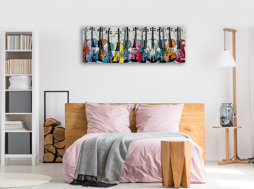 Variation for Violins Wall Art Print on the wall