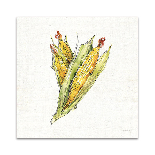 Veggie Market Corn III Wall Art Print