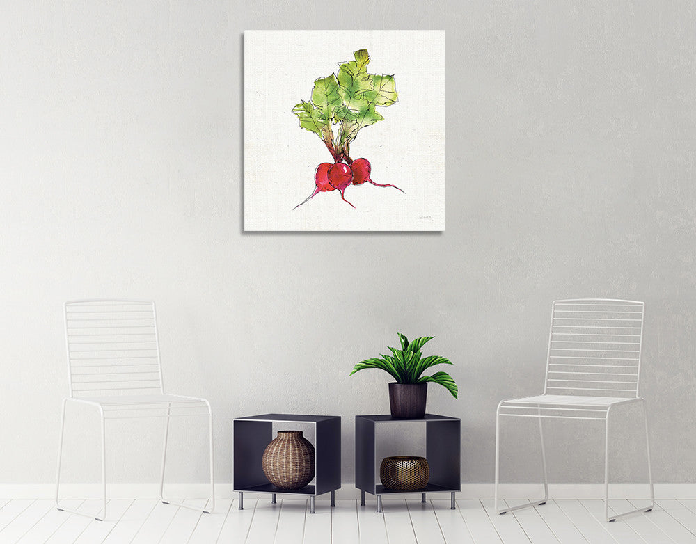 Veggie Market Radish II Wall Art Print