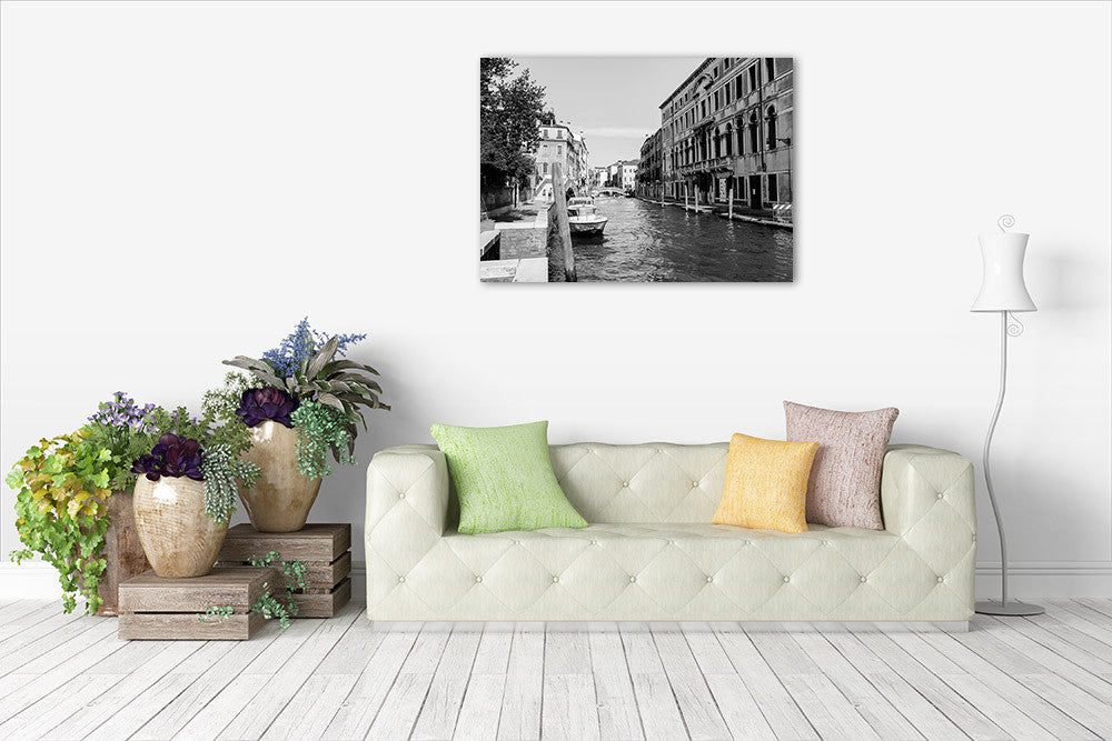 Venice Canal Italy Wall Print on the wall