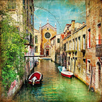 Venice Canal Wall Art Print