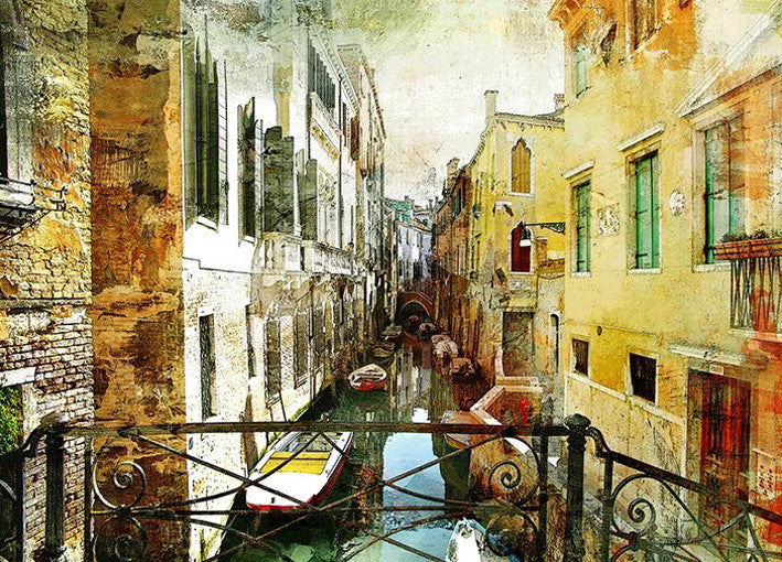 Venice Italy Gondolas Wall Print