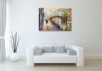 Venice Twilight Wall Art Print on the wall