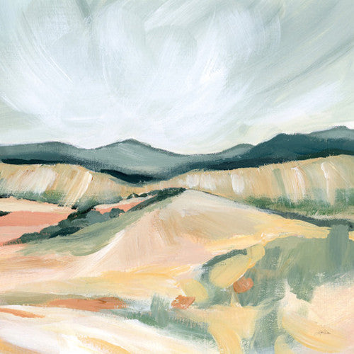 Vermillion Landscape II Wall Art Print
