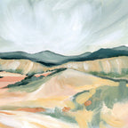 Vermillion Landscape II Wall Art Print