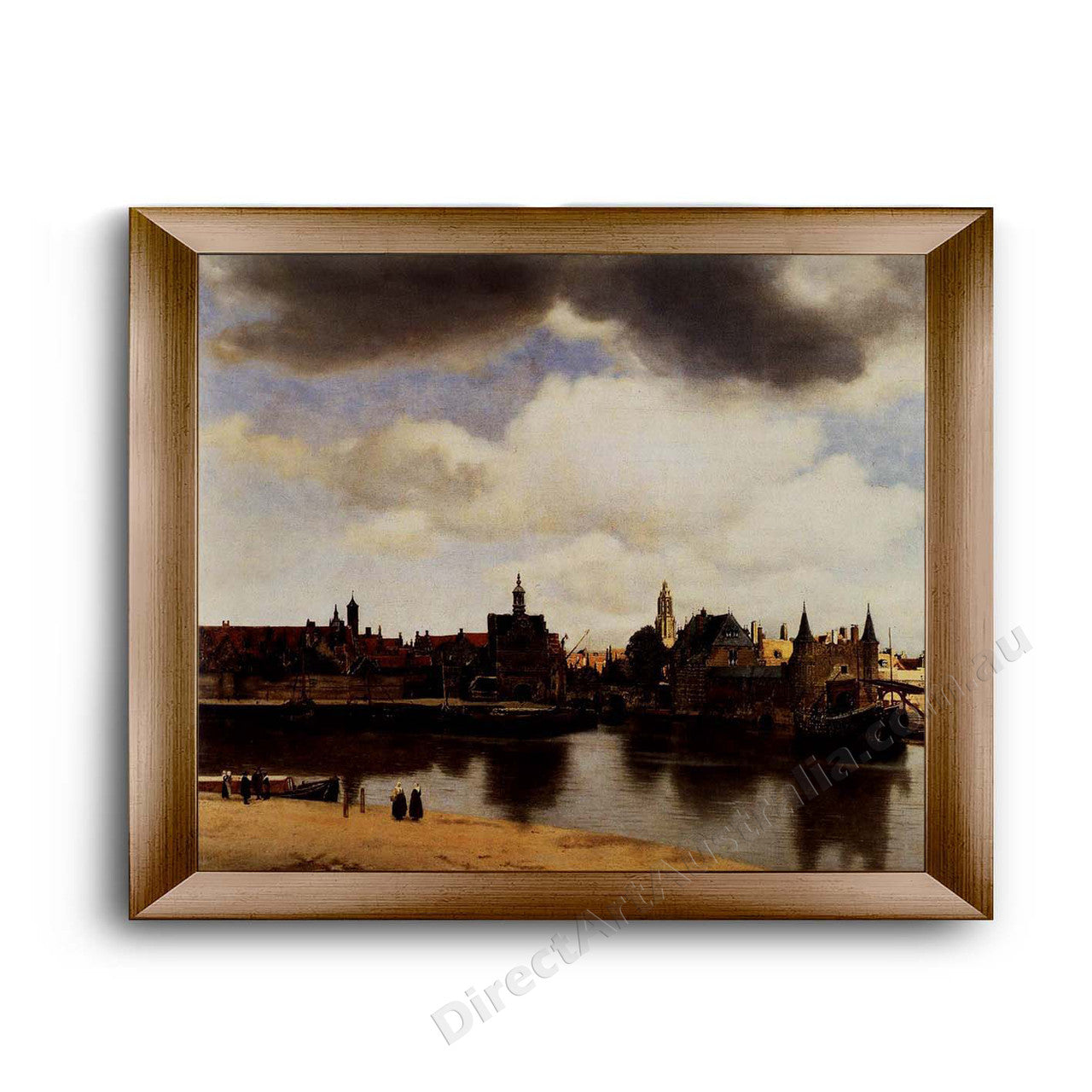 Modern Flat Gold Frame