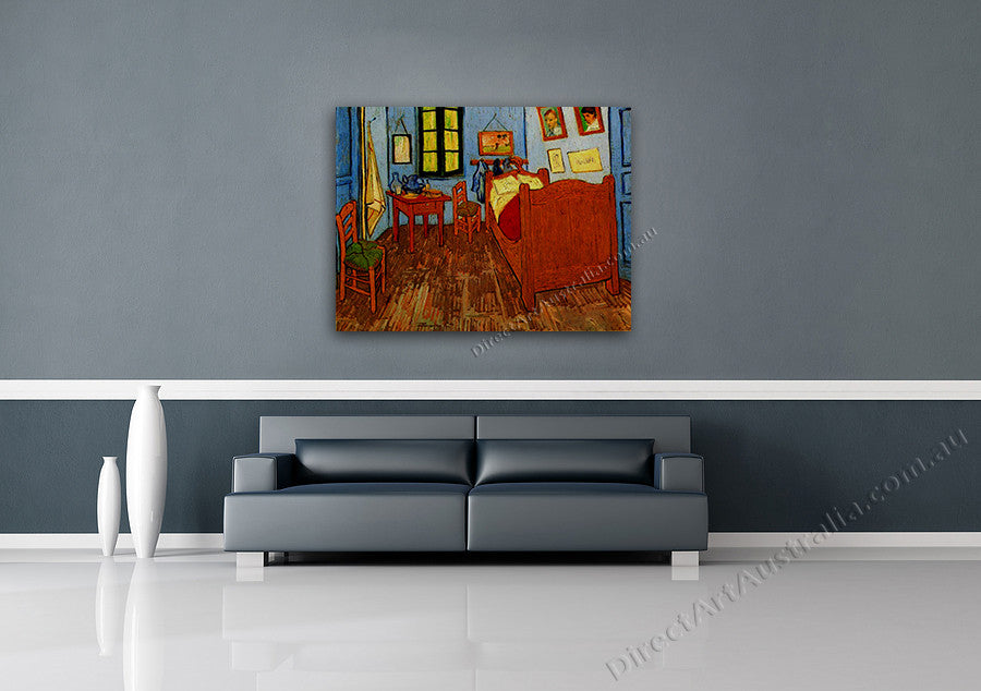 Vincent's Bedroom in Arles on the wall