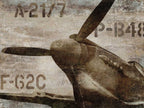 Vintage Airplane Wall Art Print