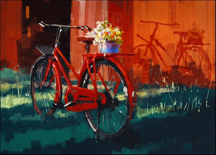 Vintage Bicycle Wall Art Print