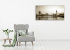 Vintage Big Ben Wall Art Print on the wall