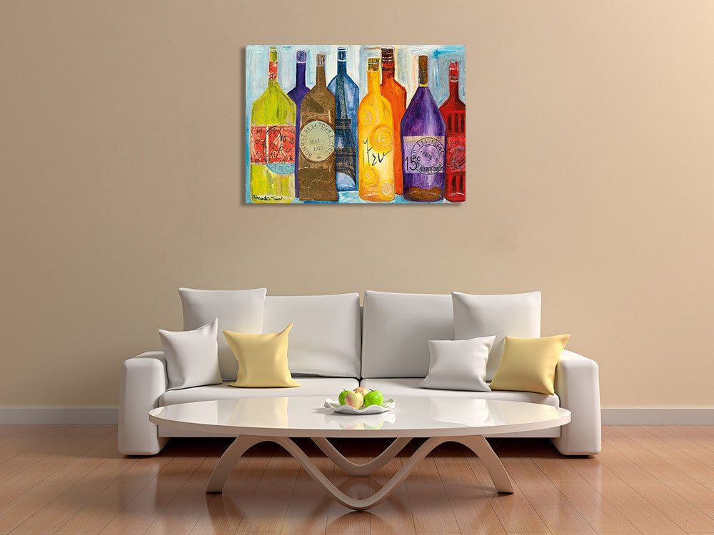 Vive La Bourgogne Wall Art Print on the wall
