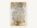 Golden Sea Fan, coastal canvas wall art print, front view