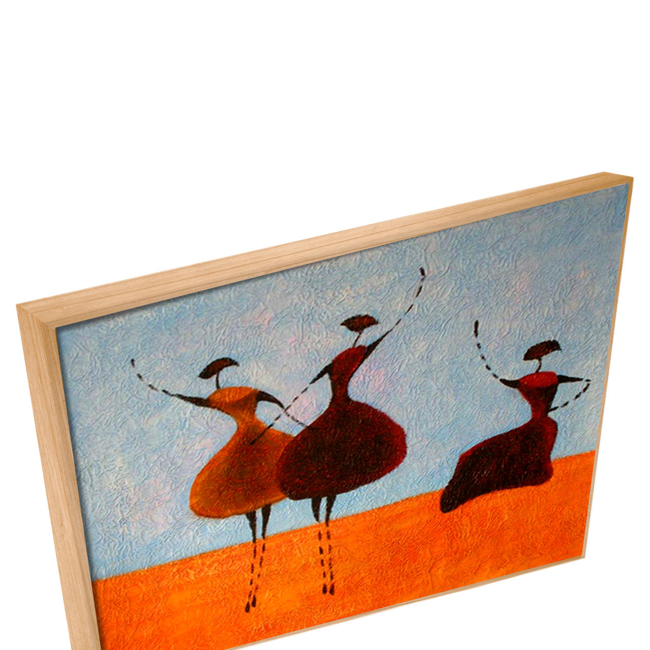 Three Ballerinas One | Abstract Paintings & Art Work for Feminine Touch