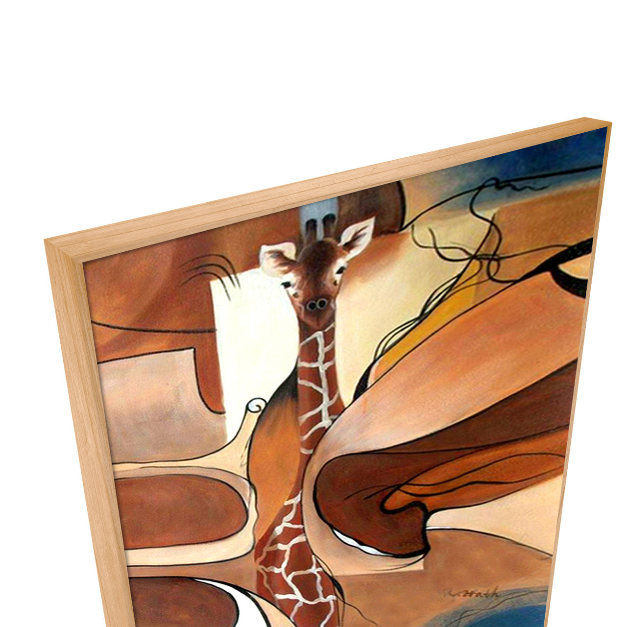 Concealed Giraffe | Animal Art Abstract Artworks in Melbourne