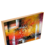 Enigma | Yellow Abstract Art Oil Painting Art Canvas for Hallways