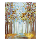 Walking Through Gold Wall Art Print