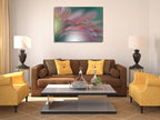 Water Drop on Petal Wall Art Print on the wall