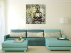 Water Garden Buddha Wall Art Print on the wall