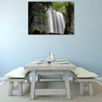 Waterfall Tasmania Australia Wall Art Print on the wall