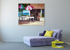 Waterfront on the wall