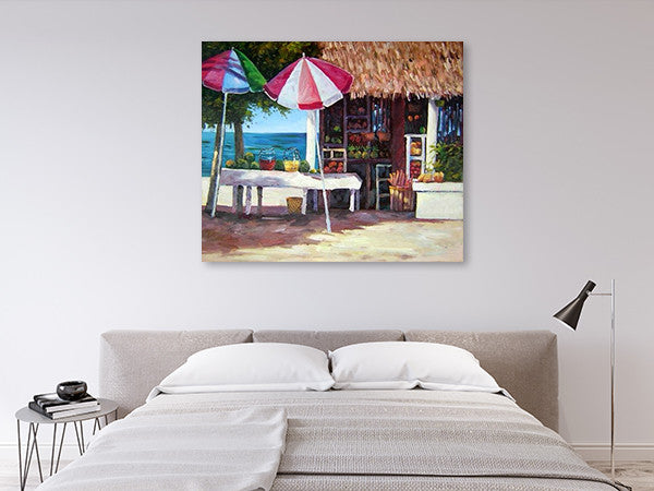 Waterfront on the wall