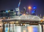 Webb Bridge at Melbourne Wall Art Print