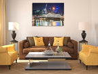 Webb Bridge at Melbourne Wall Art Print on the wall