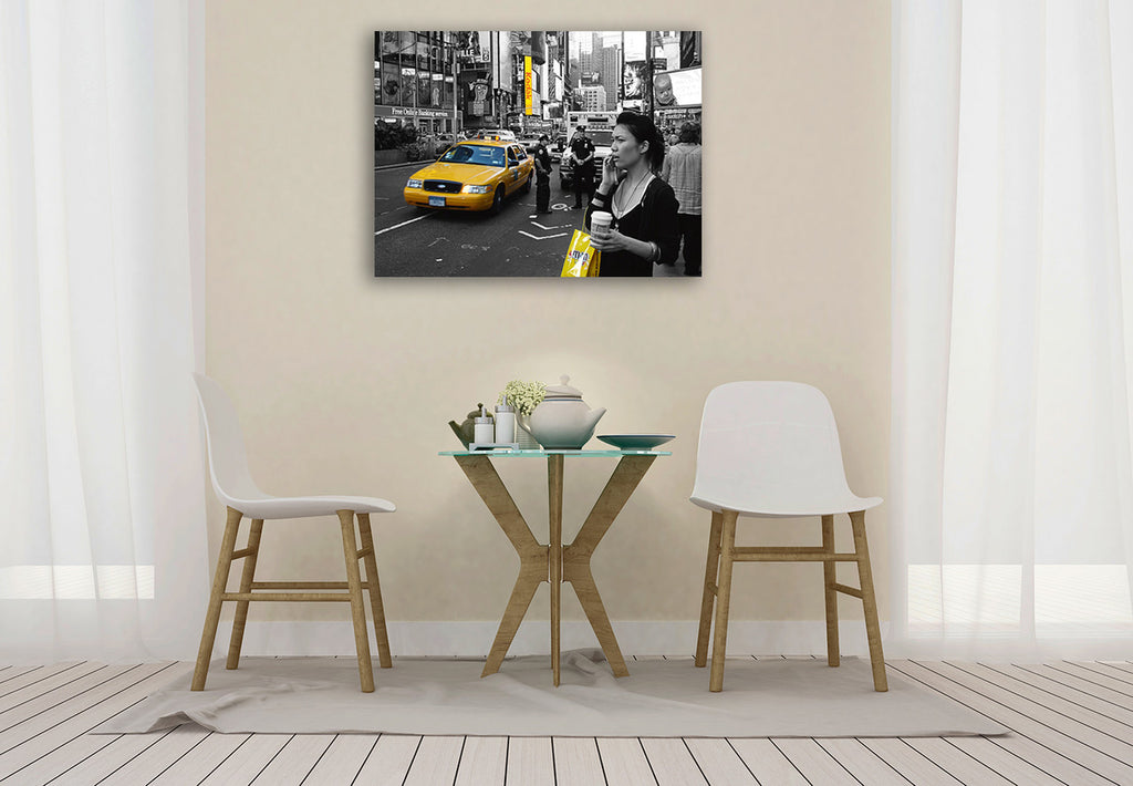Welcome to New York Wall Art Print on the wall