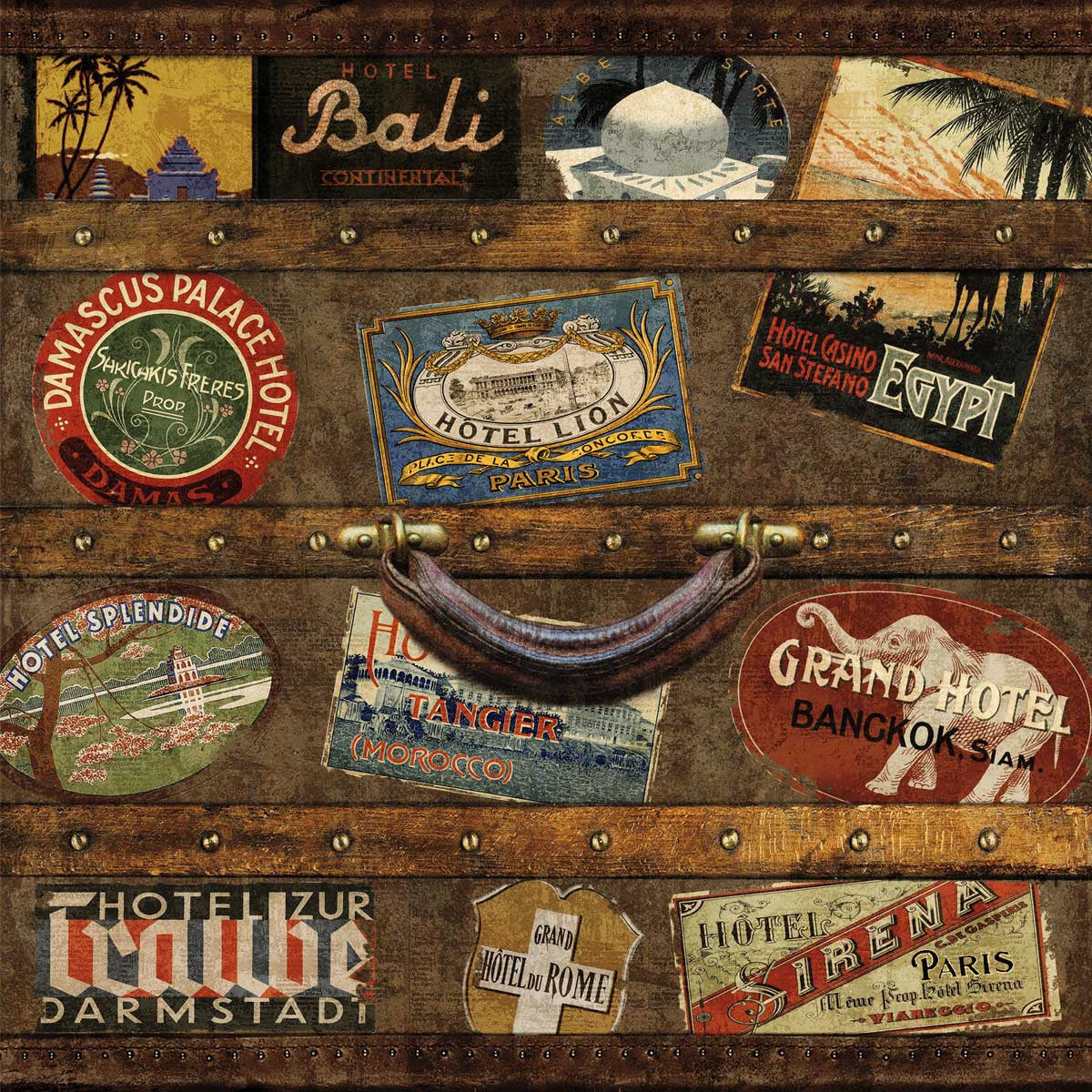 Well Traveled I Wall Art Print