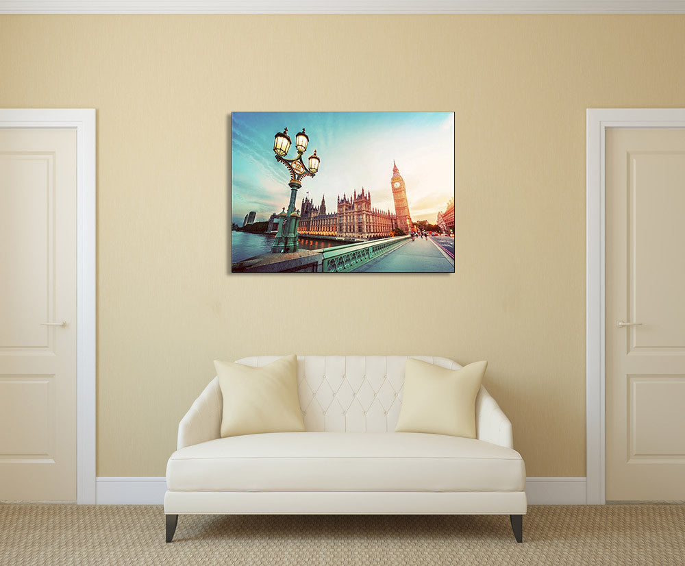 Westminster Bridge London Wall Print on the wall