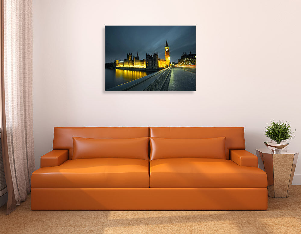 Westminster Palace Wall Art Print on the wall