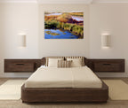 Wetlands Wall Art Print on the wall