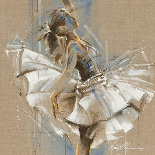 White Dress III Wall Art Print