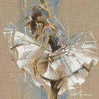 White Dress III Wall Art Print
