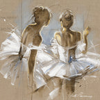 White Dress II Wall Art Print