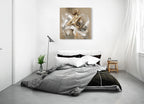 White Dress I Wall Art Print on the wall