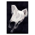 White Horse Wall Art Print