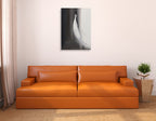 White Long Dress II Wall Art Print on the wall