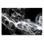 White Smoke Wall Art Print
