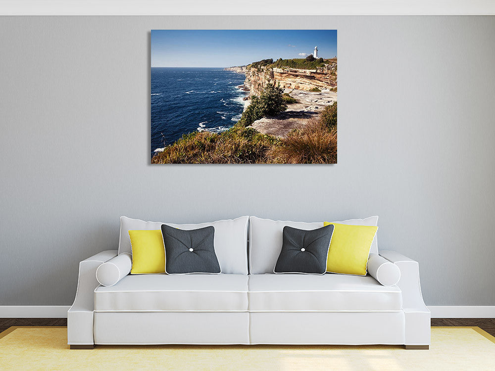 Whitehaven Beach Australia Wall Art Print on the wall