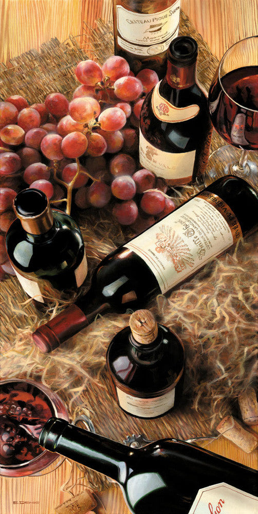 Wine Collection III Wall Art Print