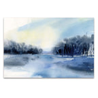Winter River Wall Art Print 
