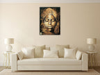 Woman African Tribal Wall Print on the wall