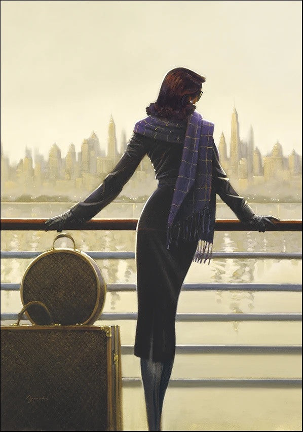 Woman Looking Out Wall Art Print