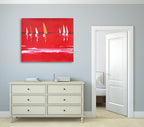Yacht Race on the wall