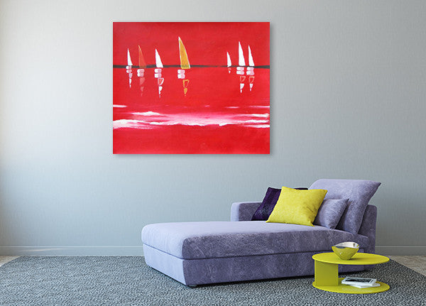 Yacht Race on the wall