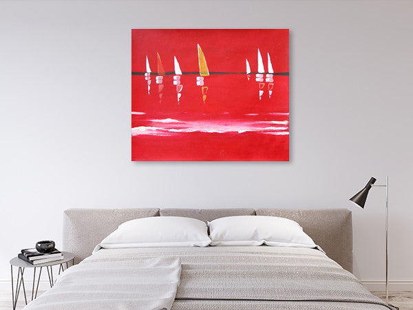 Yacht Race on the wall
