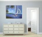 Yacht on the wall
