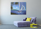 Yacht on the wall